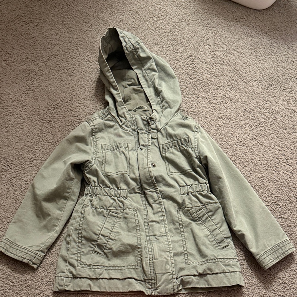 Old Navy Kids Olive Lightweight Coat